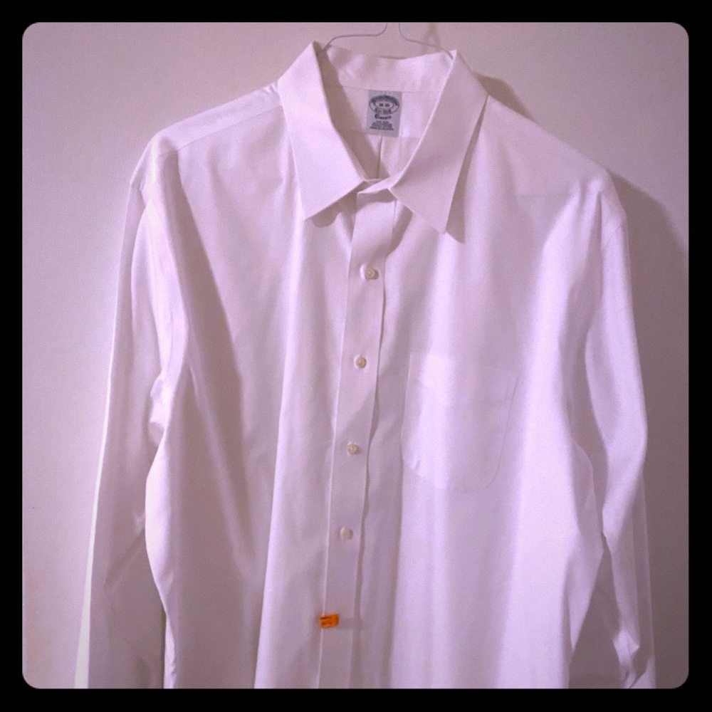 Brooks Brothers dress shirt 18-35 white